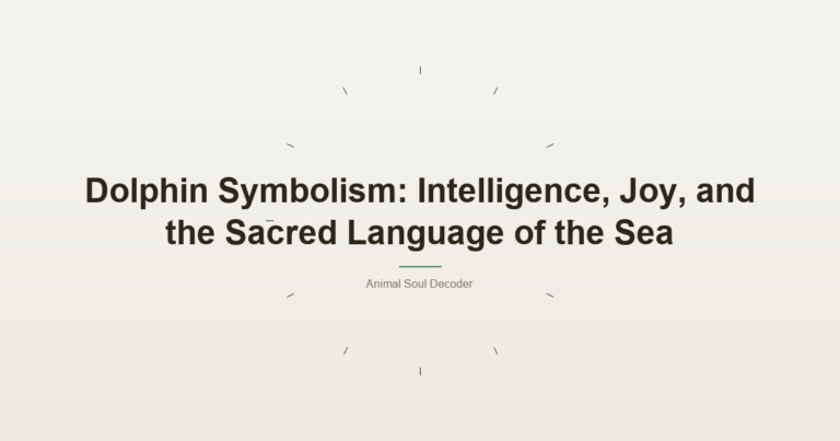 Feat Dolphin Symbolism
