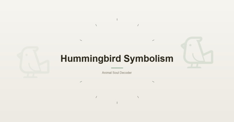 Hummingbird Symbolism
