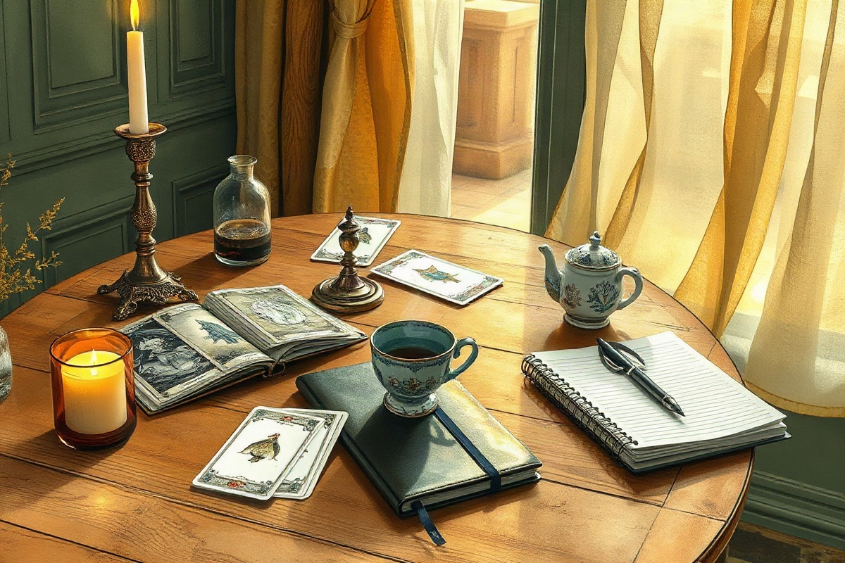 Preparing Your Space and Your Mind — Free Interactive Tarot Reading: Your 10-Card Spread Guide