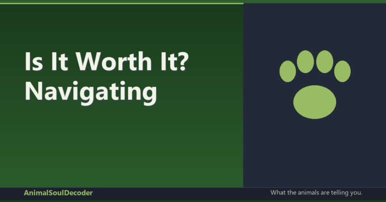 Is It Worth It? Navigating Your Spiritual Journey with Animalsouldecoder