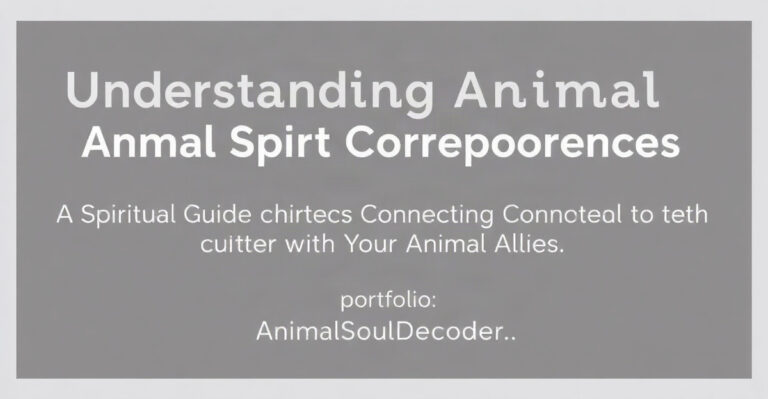 Understanding Animal Spirit Correspondences: A Spiritual Guide to Connecting with Your Animal Allies - AnimalSoulDecoder