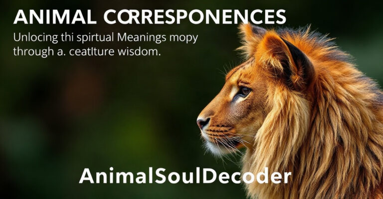 Animal Correspondences: Unlocking Spiritual Meanings Through Creature Wisdom - AnimalSoulDecoder