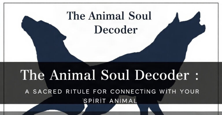 The Animal Soul Decoder: A Sacred Ritual for Connecting with Your Spirit Animal - AnimalSoulDecoder