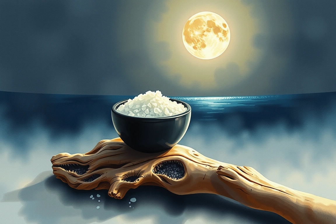 The Protective Grounding of Salt Rituals — Complete Guide to Moon Water vs. Salt Rituals